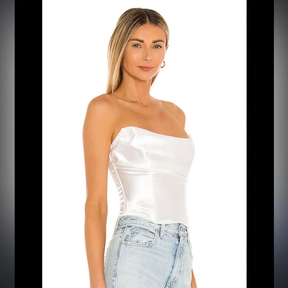 Lovers & Friends white corset top XXS - Picture 2 of 6